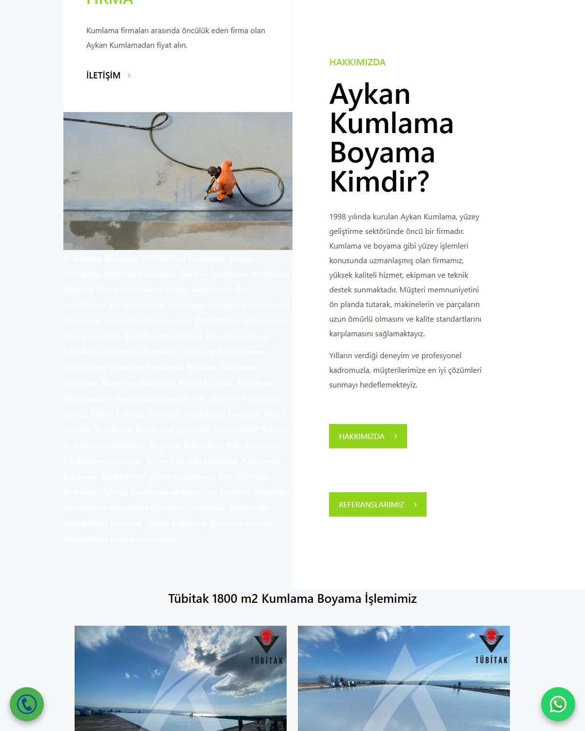 Aykan Kumlama — Kurumsal Web Sitesi