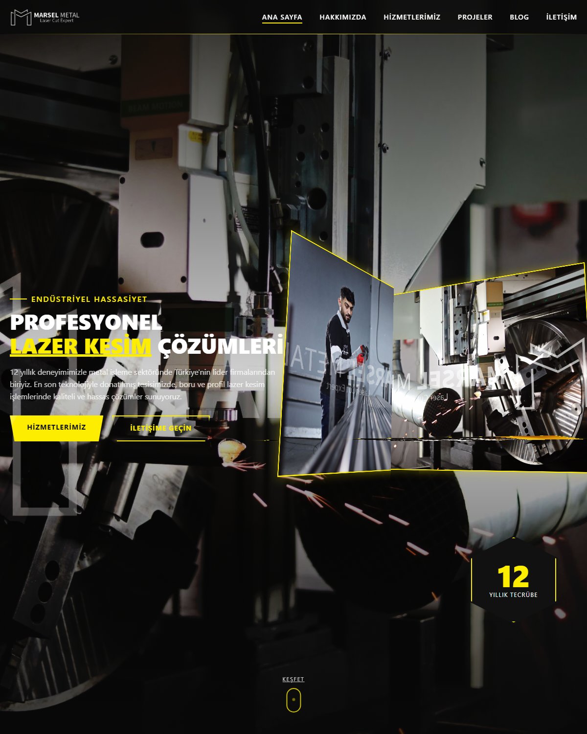 Marsel Metal — Kurumsal Web Sitesi